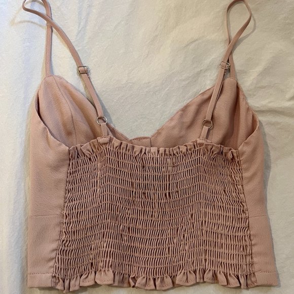 New Reformation Bustier Crop Top, Longline Bra Top, Size Small - Picture 4 of 12